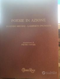 Libro Poesie In Azione Eugenio Miccini