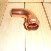 Gomito a pinzare Viega rame dm.22 MF 90° h2o.