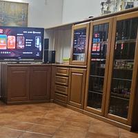 Sala componibile in legno + tavolo +6 sedie