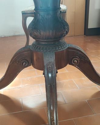 tavolo tondo in legno