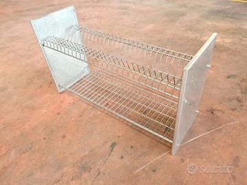 scolapiatti inox usato