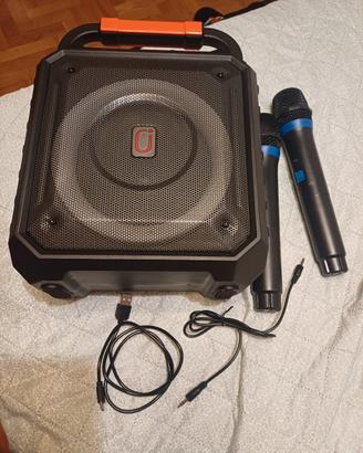 cassa bluetoot karaoke 