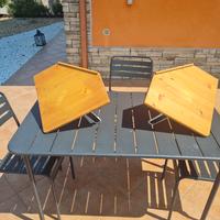 mensole per angoli con staffe