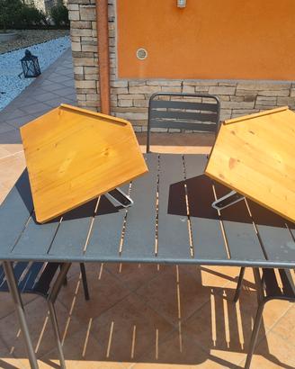 mensole per angoli con staffe