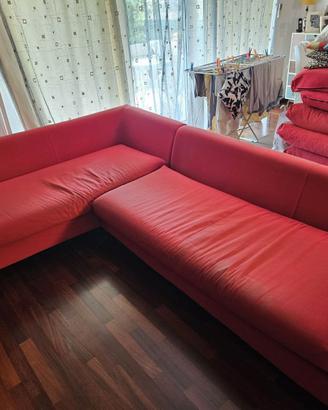 Divano usato con chaise longue