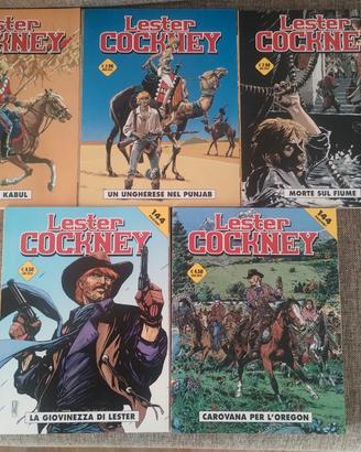 LESTER COCKNEY serie completa 1/5 - Ed. Cosmo.