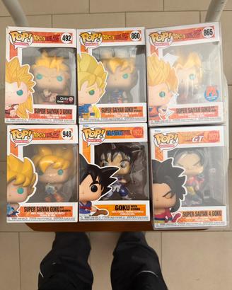 Lotto funko pop Dragon ball
