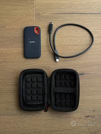 Sandisk SSD Portatile 500gb + accessori