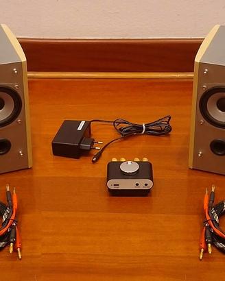 Amplificatore classe D con diffusori monovia JVC