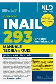 Concorso 293 INAIL - Funzionari amministrativi