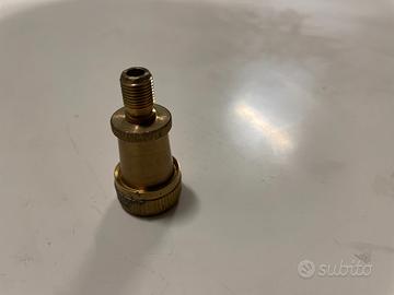 Adattatore valvola in ottone per pompa ruote bici