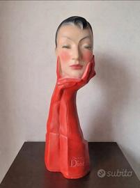 Statua Busto Christian Dior Rossa