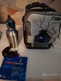 borsa termica con baracca in acciaio inox 