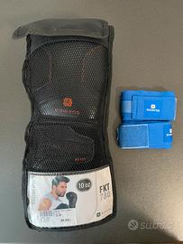 Guantoni + fasce Domyos