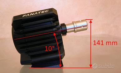 Rialzo inclinato per basi Fanatec CSL DD e DD PRO