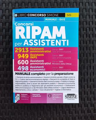 libro concorso RIPAM per assistenti 