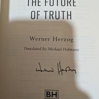 Libro autografato da Werner Herzog
