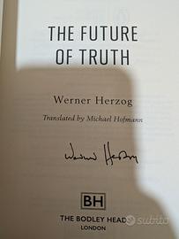 Libro autografato da Werner Herzog