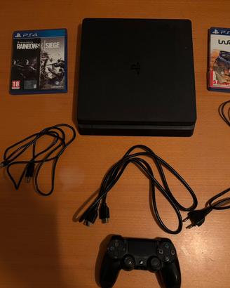 Sony PS4 slim con 2 giochi in dotazione
