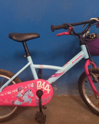 Bicicletta bimba/bombo b'twin 16''