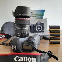 Canon 5D Mark III + Canon EF 24-105mm + Schede