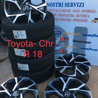 Cerchi e gomme toyota chr in pronta consegna