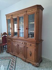 Cristalliera in legno