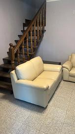 coppia divani in pelle Chateau d'Ax 