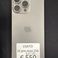 Iphone 15 pro max 256gb batteria 84%