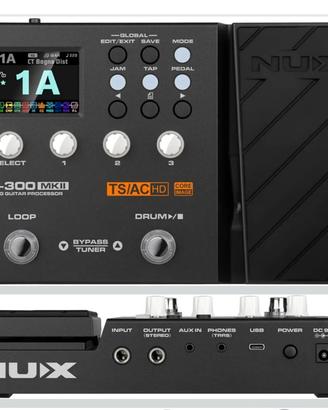 Pedaliera effetti chitarra NUX MG 300
