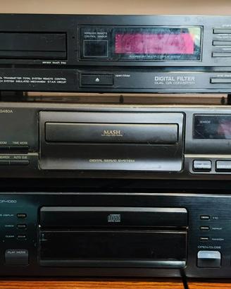 Lotto lettori CD Luxman Technics Kenwood + Giradis