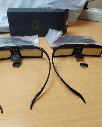 4 occhiali 3 D Samsung