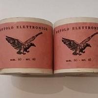 2 rotoli per calcolatrici mm 60 x 40 m - Vintage