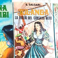 Libri Emilio Salgari n.7  pezzi anni 70