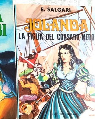 Libri Emilio Salgari n.7  pezzi anni 70