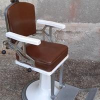 Poltrona da barbiere vintage