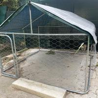 Gabbia 2•2 h 1.50 m da esterno con porta
