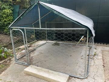 Gabbia 2•2 h 1.50 m da esterno con porta