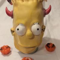 Bart Simpson Devil Monster Mask/Halloween