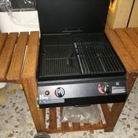 Barbecue a gas a pietra lavica