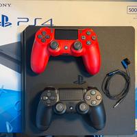 PS4 slim 500 GB + 2 Dualshock