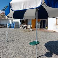 36 tavolini rettangolari per ombrellone spiaggia
