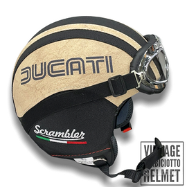 Casco in pelle personalizzato Ducati Scrambler