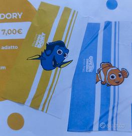 Telo Mare Nemo e Dory 80x160 Pixar Collezione