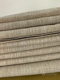 Tessuto cerato naturale beige nuovo 1,8mq