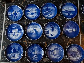 Piatti royal copenhaghen Bing Grondhal natale 1965