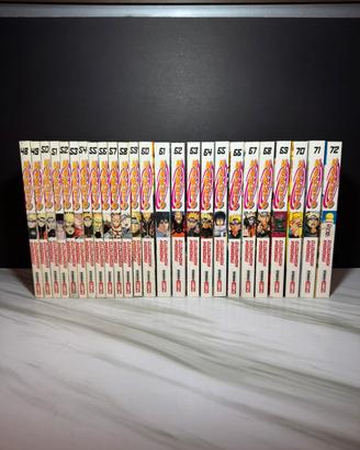 Manga Naruto 48-72 serie nera💕📚