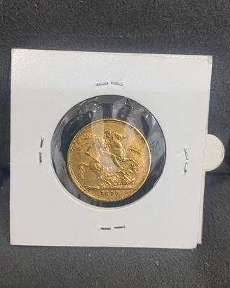 Sterlina d'oro Vittoria Giovane 