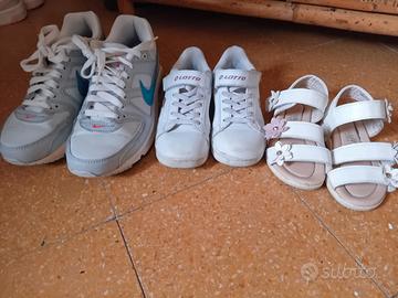 scarpe bambina e donna 