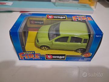 modellino 1/43 fiat panda burago street fire